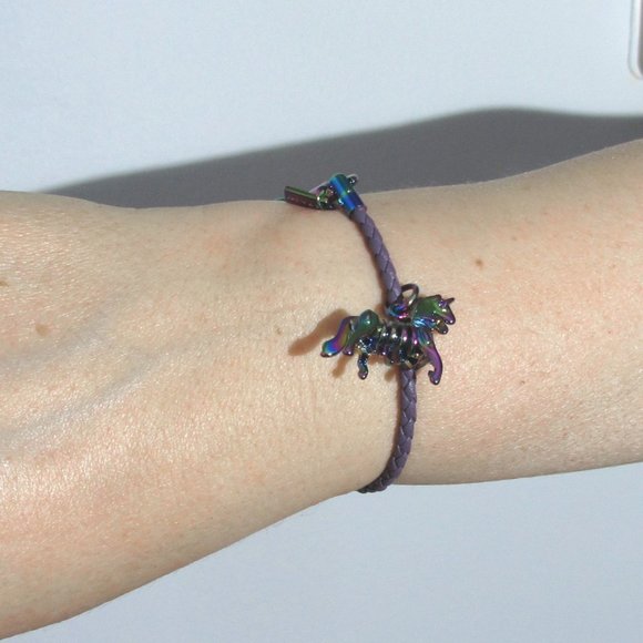 COACH 🦄* LAST ONE! * NWT UNICORN BRAIDED CHARM FRIENDSHIP BRACELET Leather - Picture 5 of 6